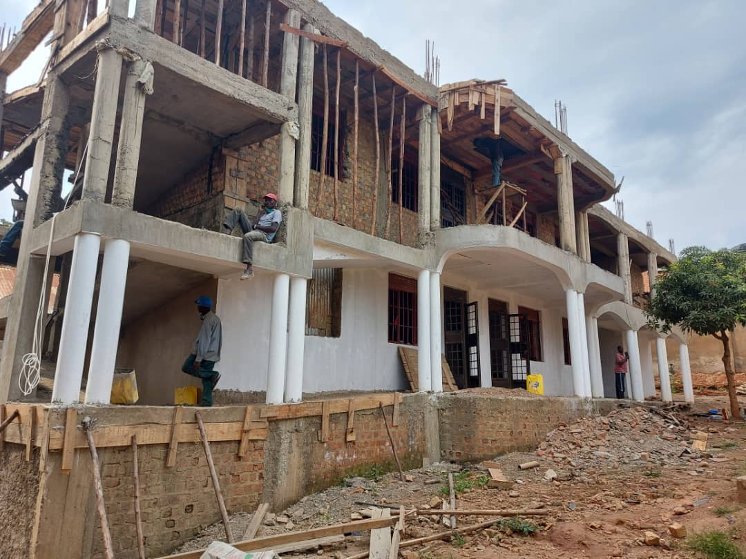 Ragmah concrete and brick building under construction